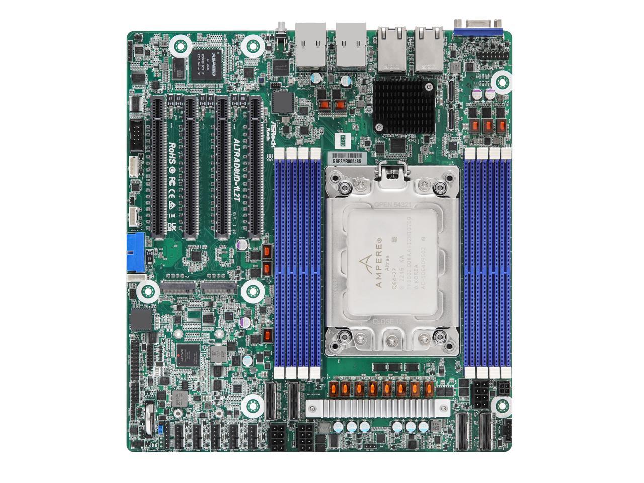 Asrock Rack Bundle Altrad Ud L T Deep Micro Atx Server Motherboard Single Socket Lga