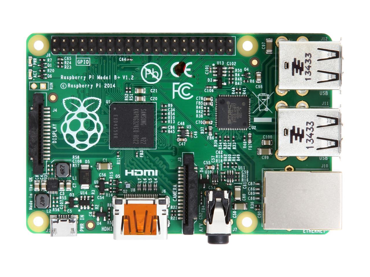 Raspberry Pi B+ Broadcom BCM2835 SoC ARM11 700 MHz Low Power ...