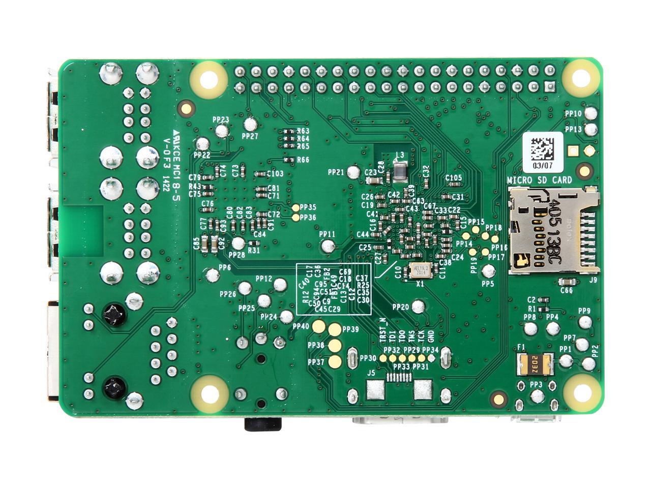 Raspberry Pi B+ Broadcom BCM2835 SoC ARM11 700 MHz Low Power ...