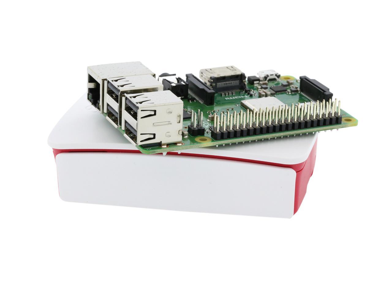 Raspberry Pi 3 Model B+ Complete Starter Kit, Official Case And PSU Included - Newegg.com