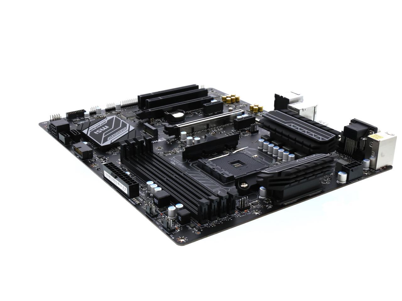 Used Very Good MSI PRO B350 PC MATE AM4 ATX AMD Motherboard
