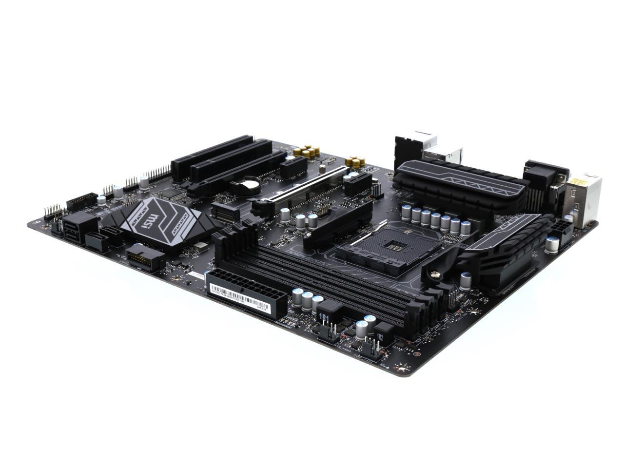 Used Very Good MSI PRO B350 PC MATE AM4 ATX AMD Motherboard