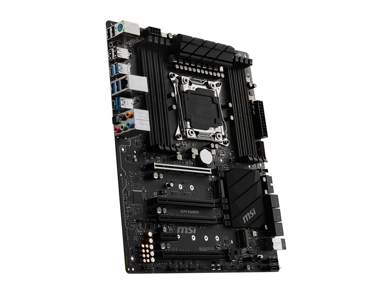 MSI X299 RAIDER LGA 2066 ATX Intel Motherboard