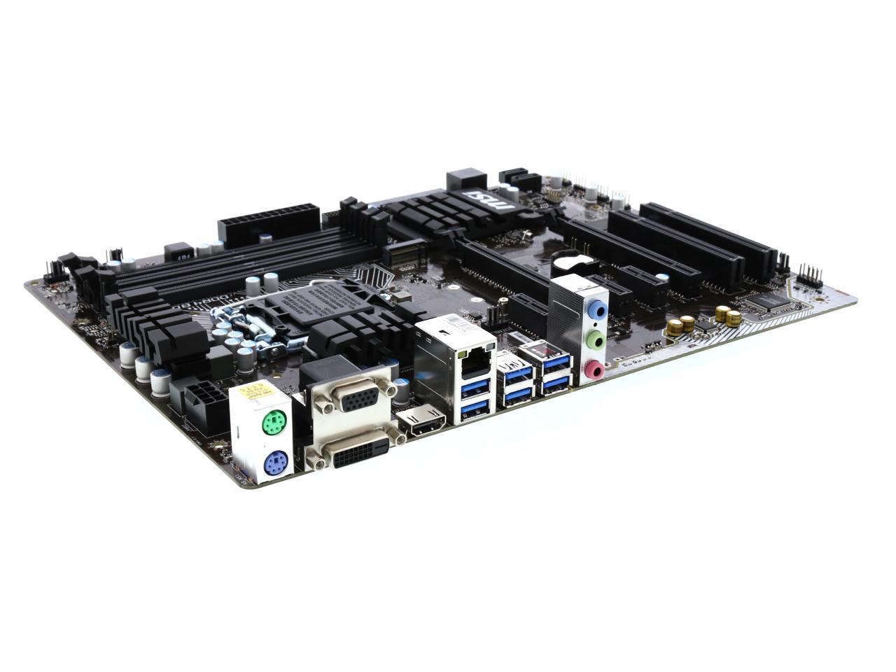 Refurbished Msi Z170a Pc Mate Lga 1151 Atx Motherboards Intel Newegg Com