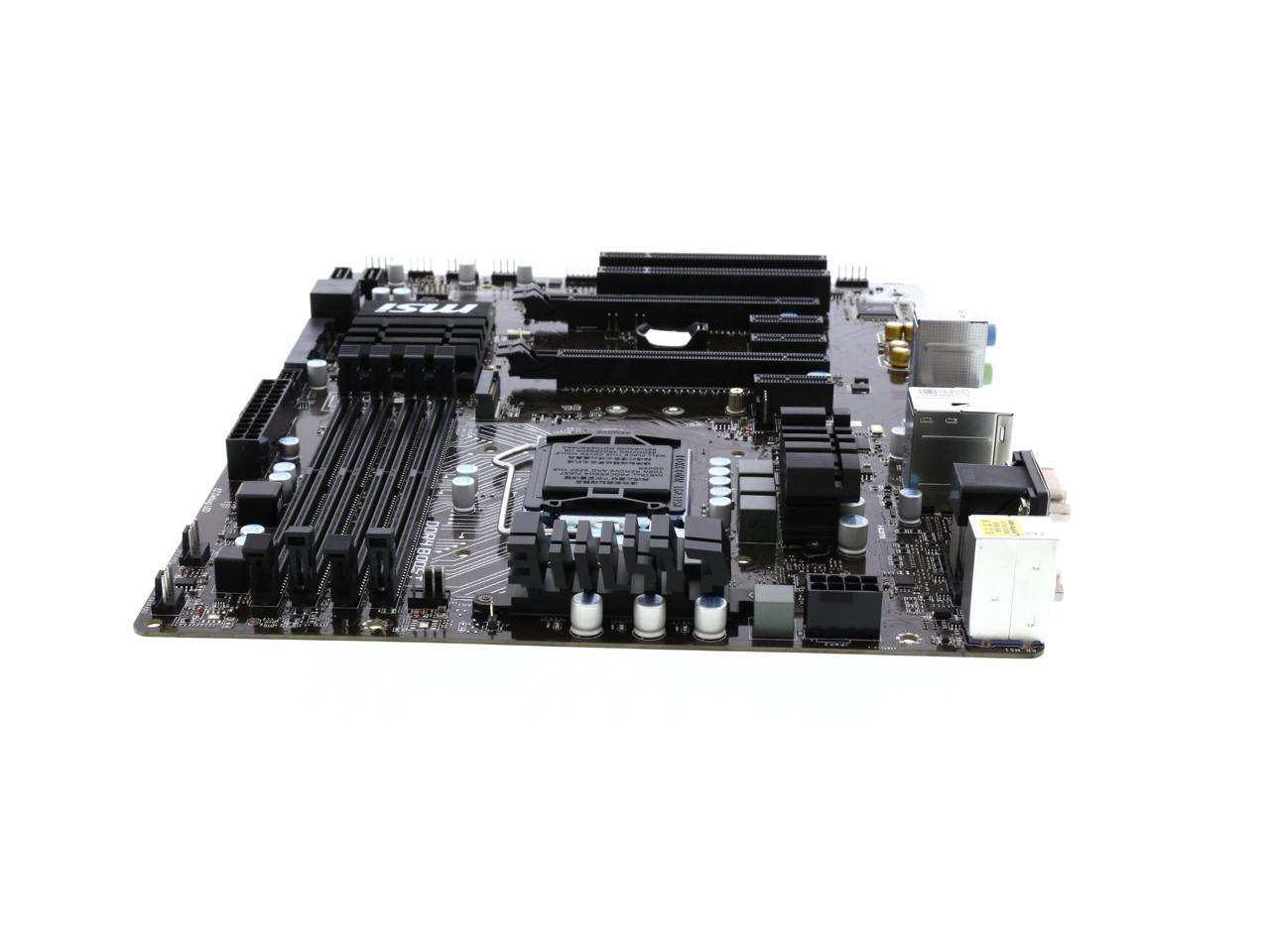 Refurbished Msi Z170a Pc Mate Lga 1151 Atx Motherboards Intel Newegg Com