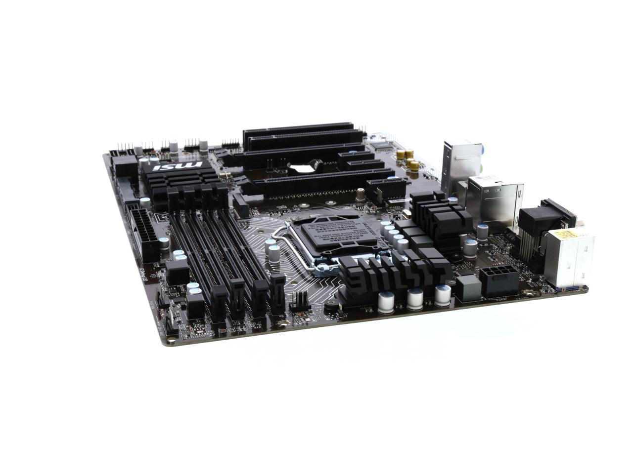 Refurbished Msi Z170a Pc Mate Lga 1151 Atx Motherboards Intel Newegg Com