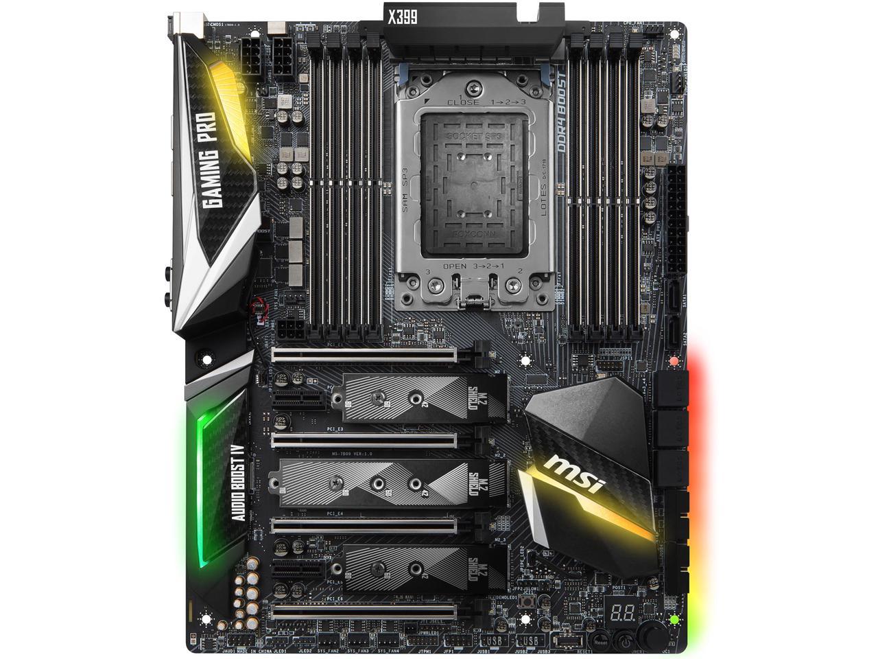 MSI PERFORMANCE GAMING PRO CARBON AC ATX AMD Motherboard - Newegg.com