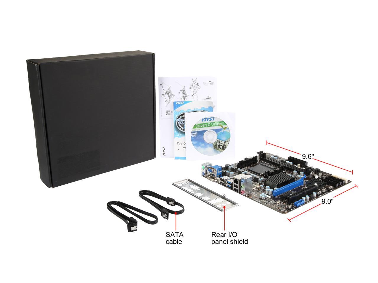 Refurbished: MSI 760GMA-P34 (FX) AM3+ Micro ATX AMD Motherboard ...