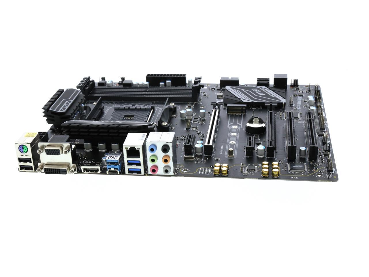 Refurbished: MSI B350 PC MATE AM4 ATX AMD Motherboard - Newegg.com
