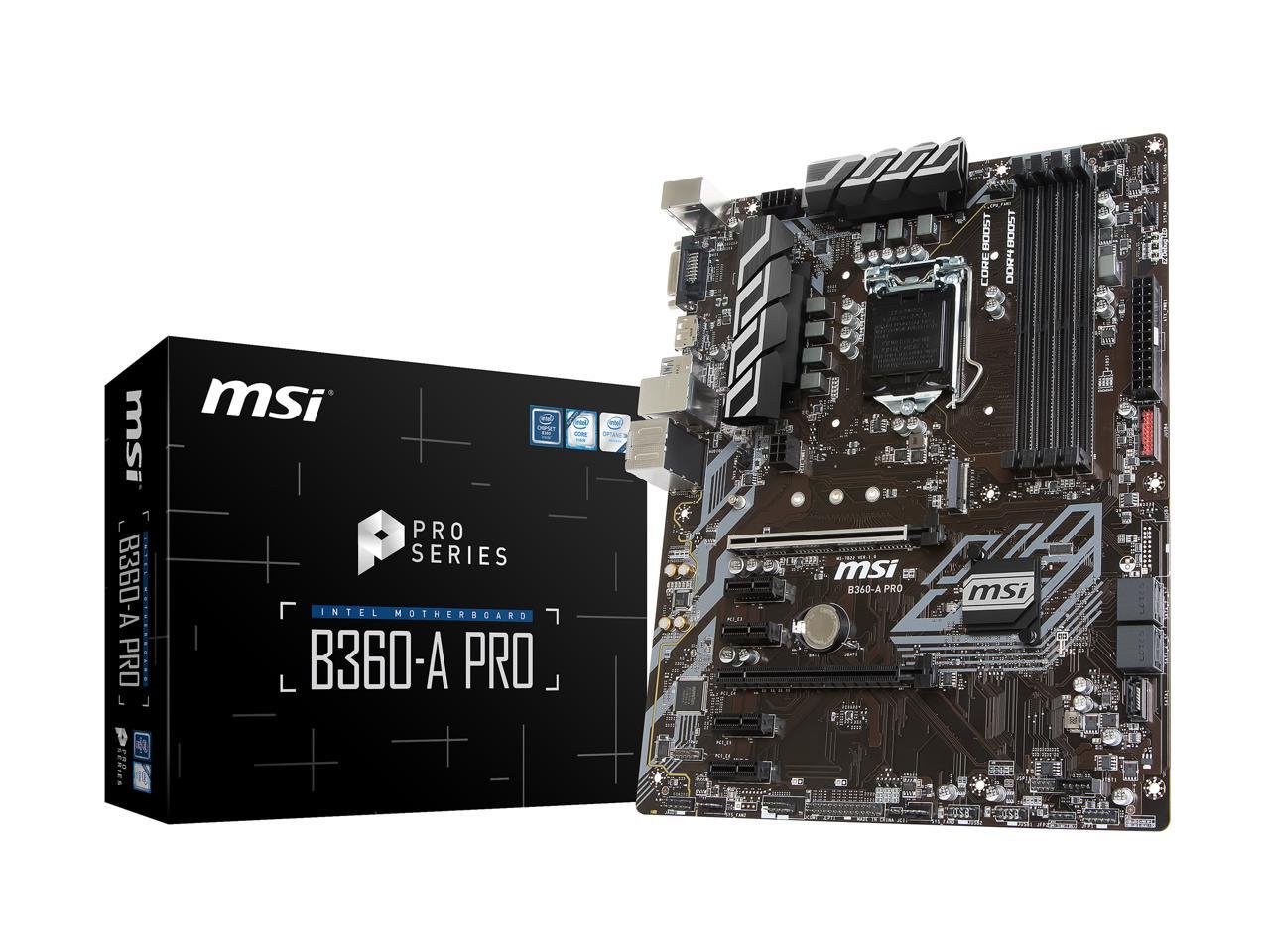 Msi b360 a pro разгон