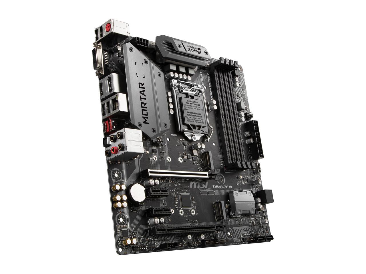 MSI ARSENAL GAMING B360M MORTAR LGA 1151 (300 Series) Micro ATX Intel