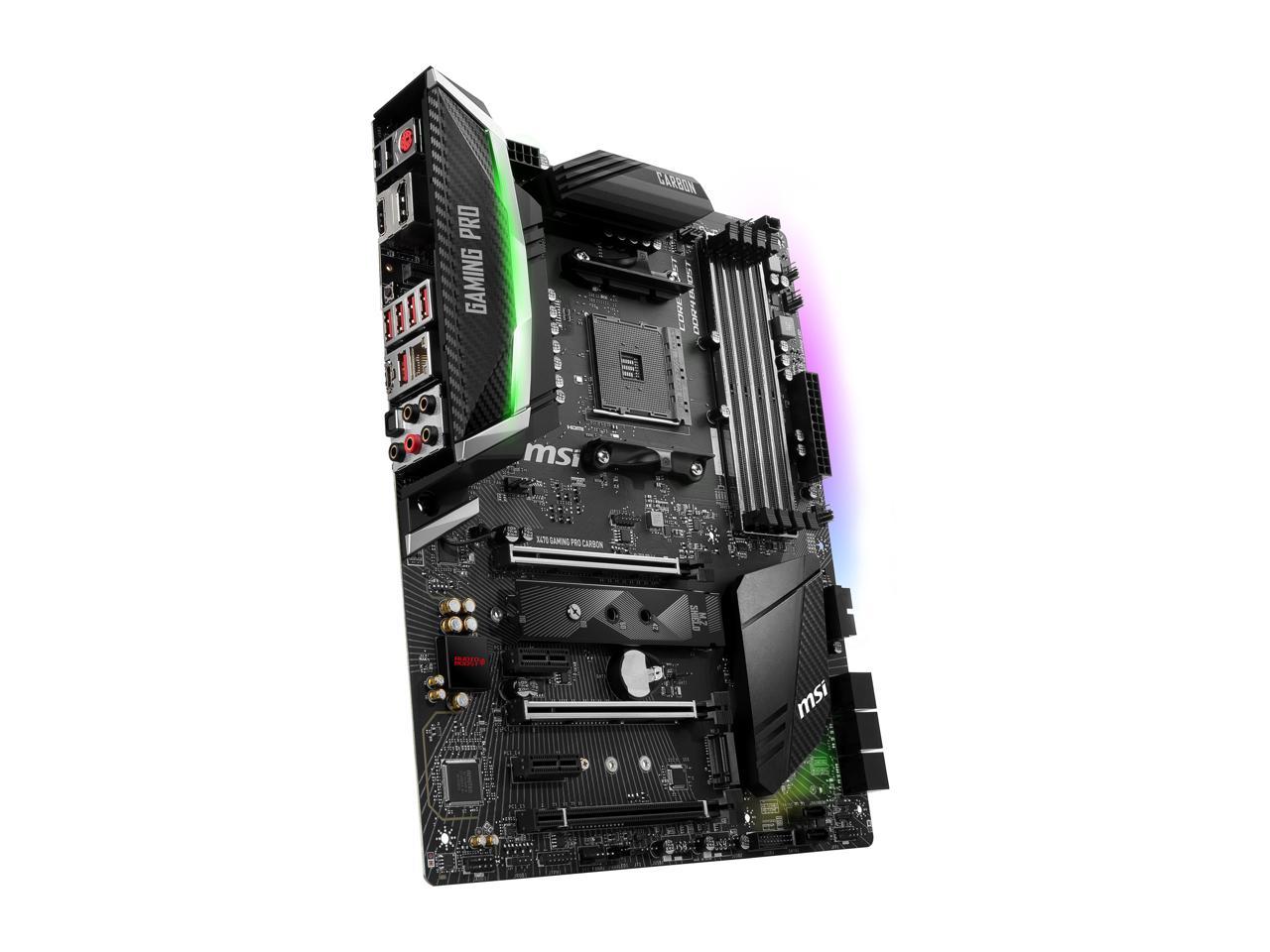 MSI PERFORMANCE GAMING X470 GAMING PRO CARBON AM4 ATX AMD Motherboard