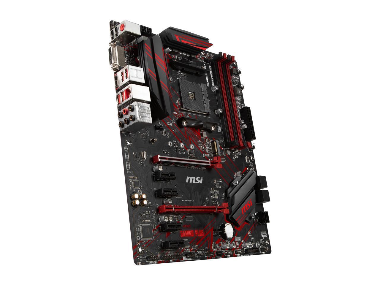 Msi Performance Gaming B450 Gaming Plus Am4 Atx Amd Motherboard