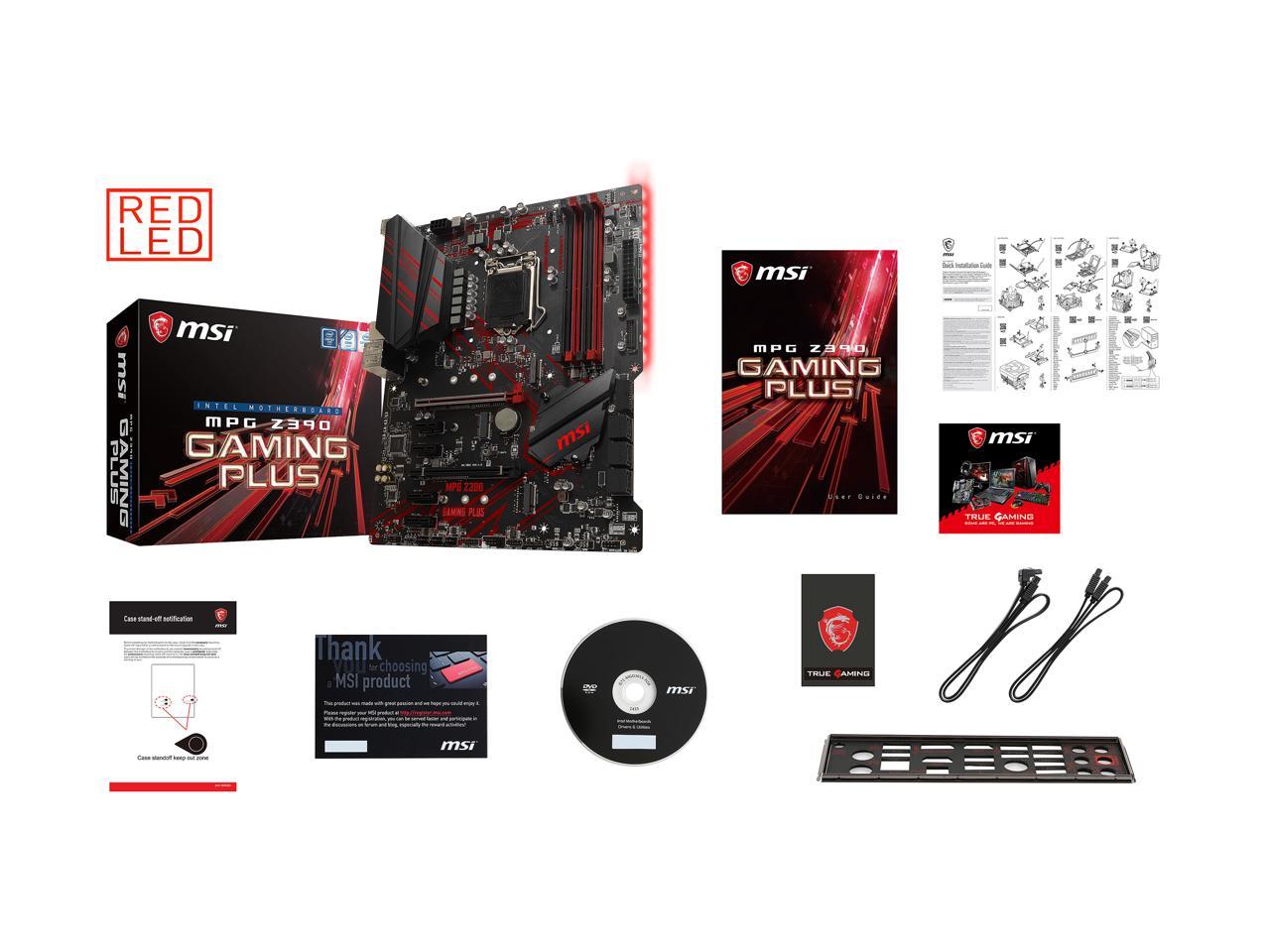 Msi z390 gaming plus подключение rgb