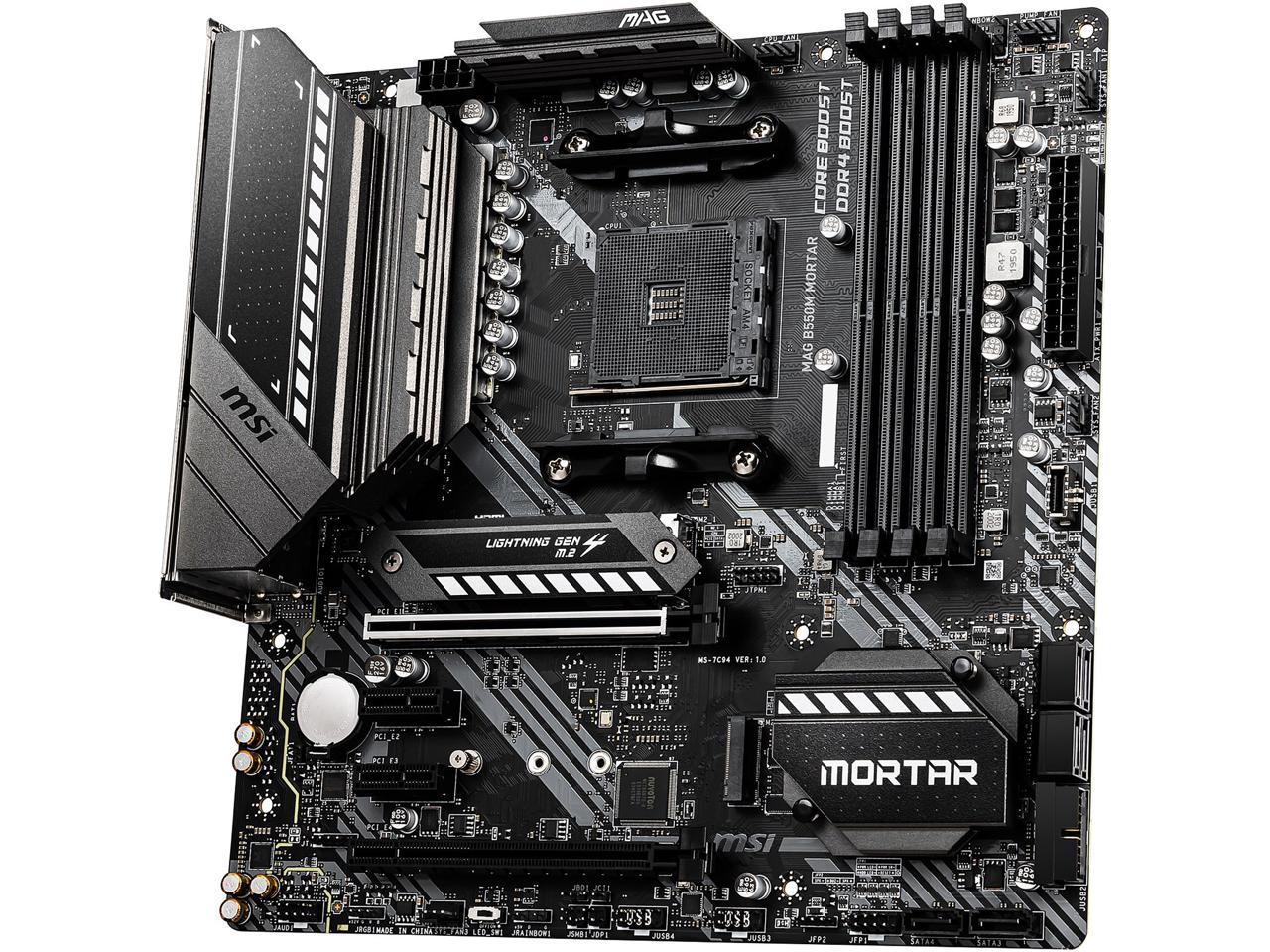 MSI MAG B550M MORTAR AM4 Micro ATX AMD Motherboard - Newegg.com