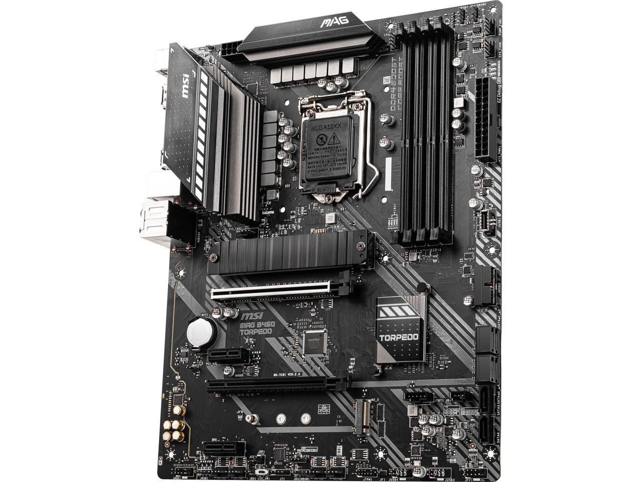 MSI MAG B460 TORPEDO LGA 1200 ATX Intel Motherboard - Newegg.ca