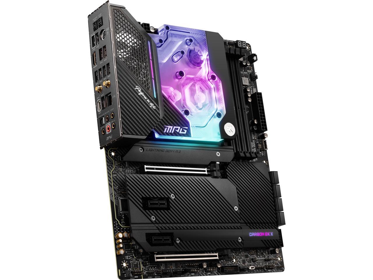 Msi Mpg X S Carbon Ek X Am Atx Amd Motherboard Newegg Com