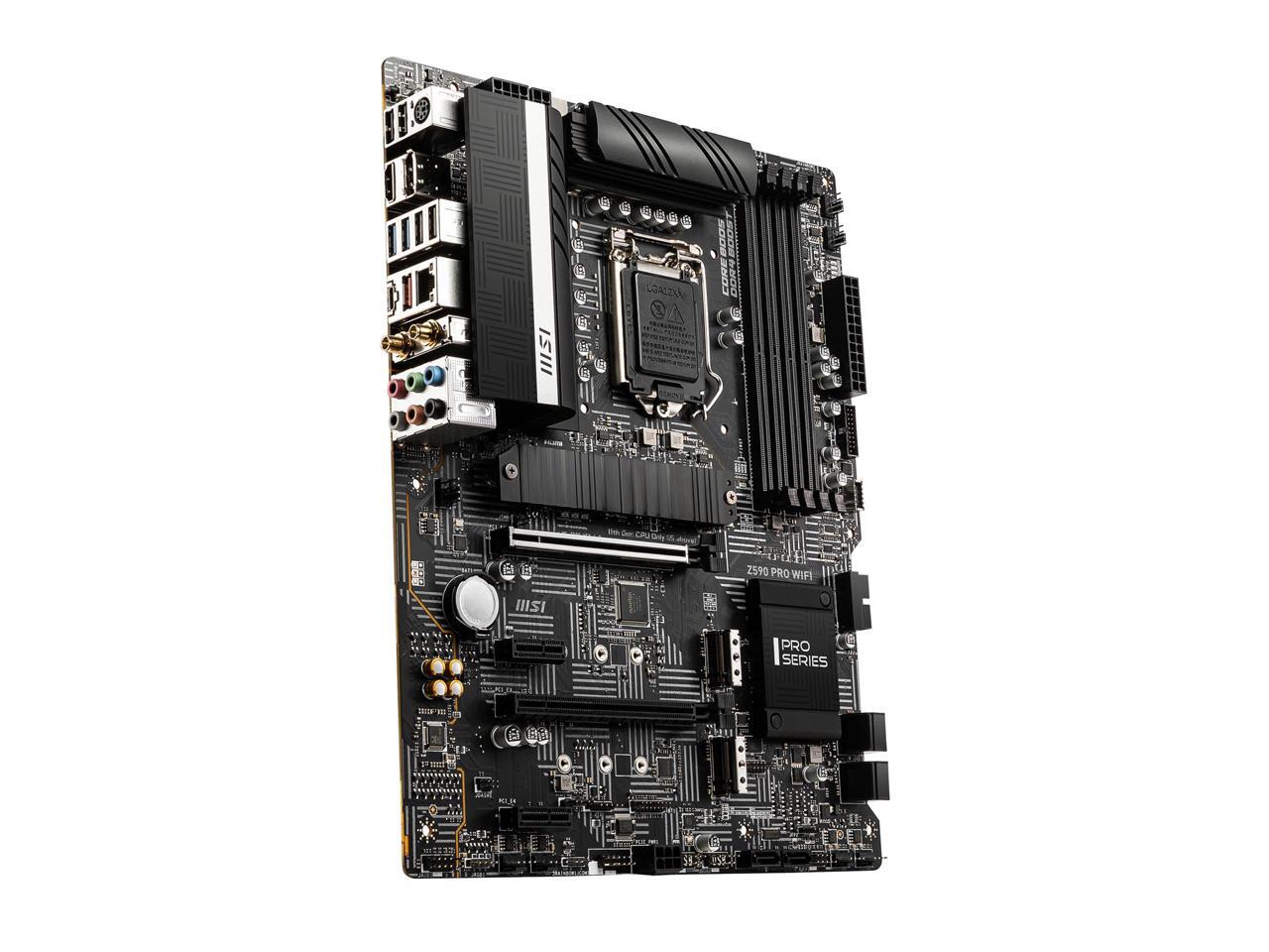 Refurbished: MSI Z590 PRO WIFI LGA 1200 ATX Intel Motherboard - Newegg.com