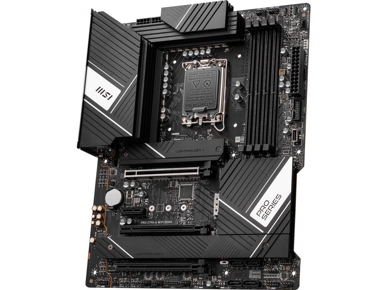 MSI PRO Z790A WIFI DDR4 LGA 1700 Intel Z790 SATA 6Gb/s DDR4 ATX Motherboard