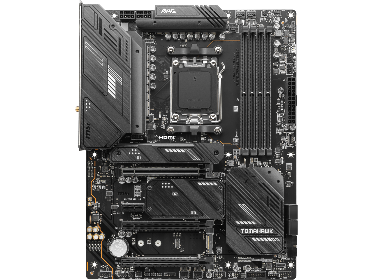 MSI MAG X670E TOMAHAWK WIFI AM5 ATX Motherboard - Newegg.com
