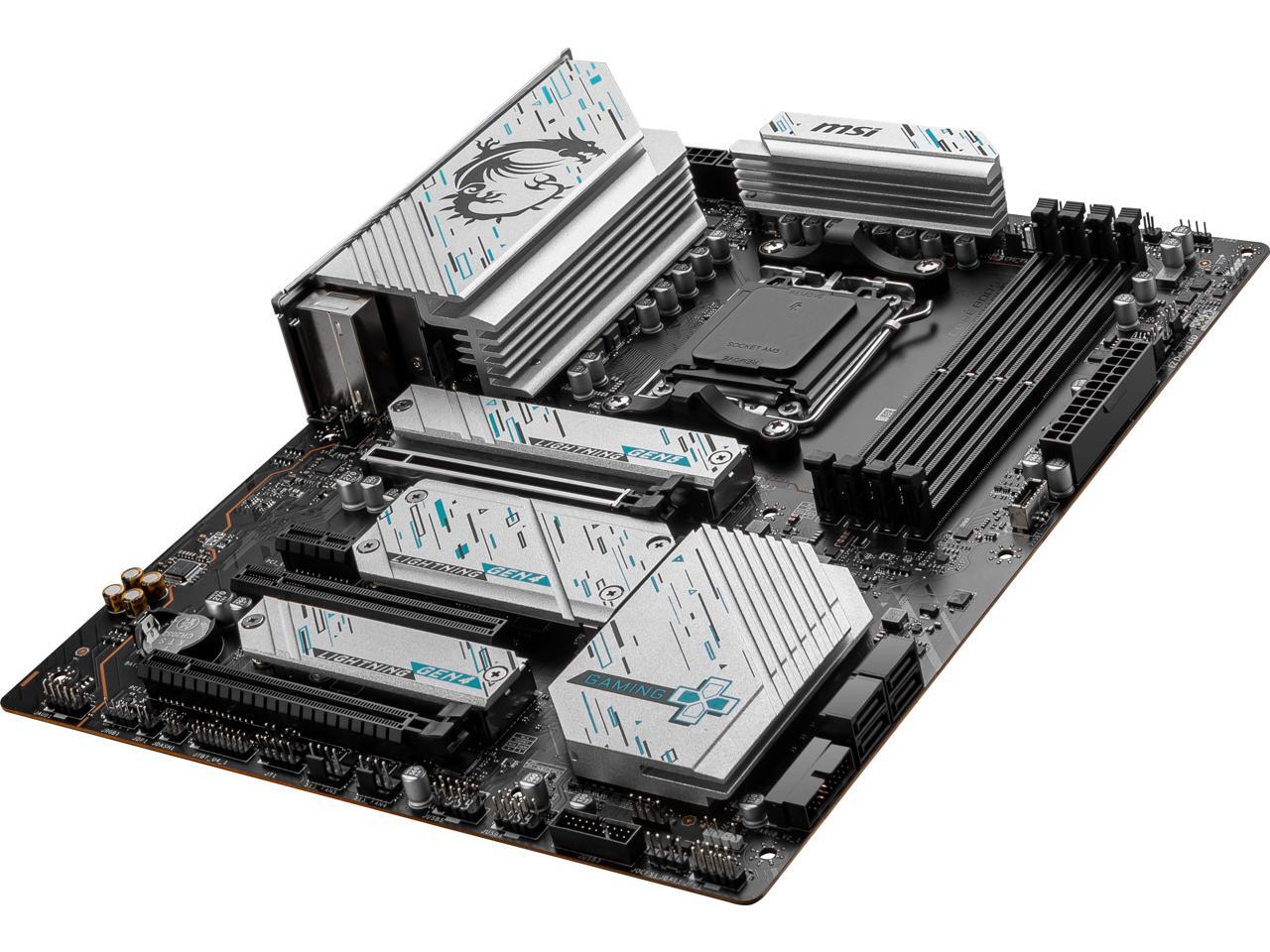 MSI X670E GAMING PLUS WIFI AM5 AMD Ryzen 7000 SATA 6Gb/s ATX DDR5 4x M.2 2.5Gbps LAN AMD WiFi
