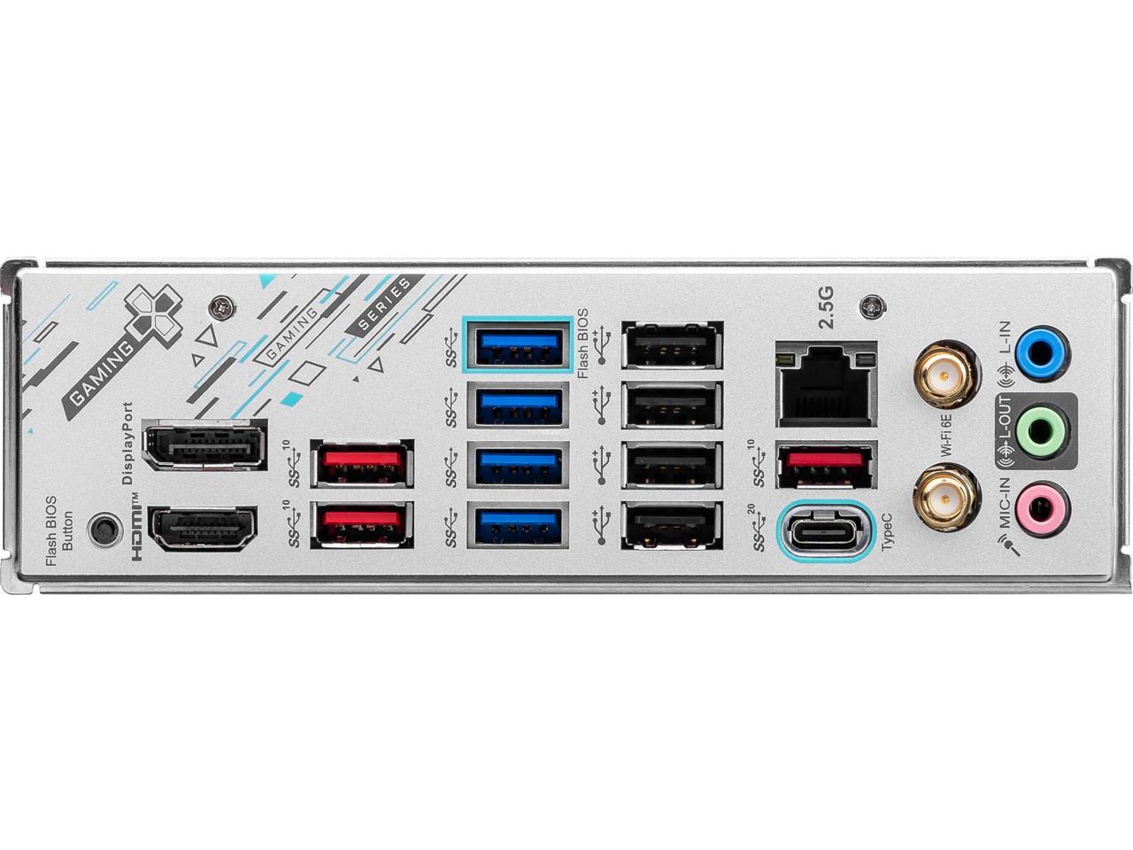 MSI X670E GAMING PLUS WIFI AM5 AMD Ryzen 7000 SATA 6Gb/s ATX DDR5 4x M