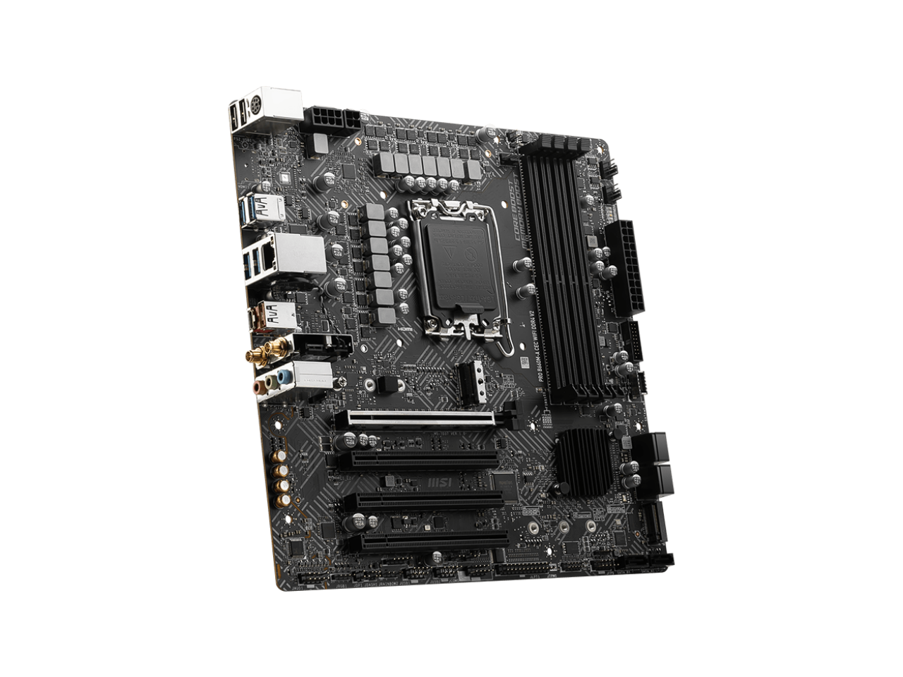 MSI PRO PRO B660M-A CEC WIFI DDR4 V2 LGA 1700 SATA 6Gb/s mATX (280 ...