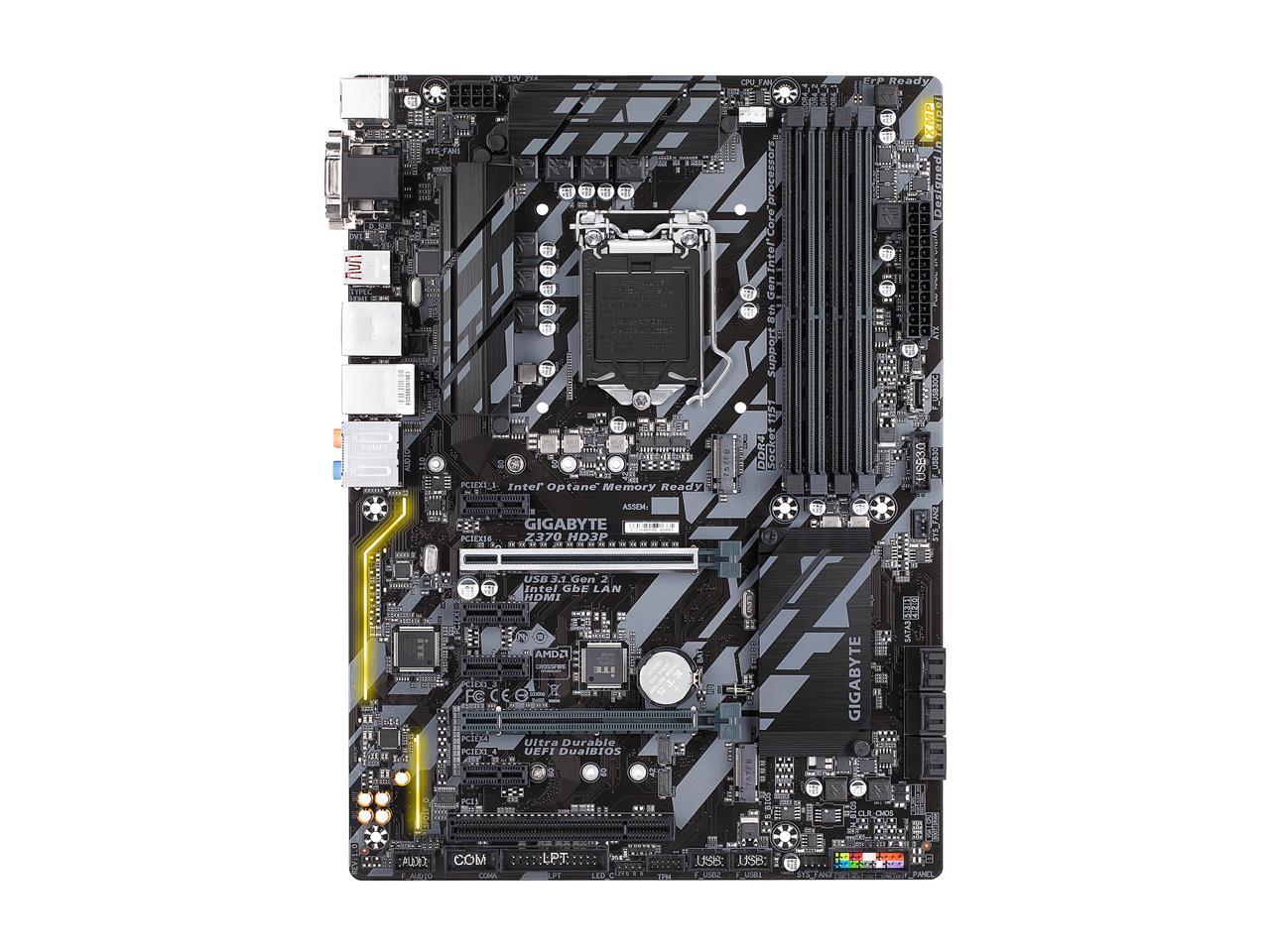 GIGABYTE Z370 HD3P (rev. 1.0) LGA 1151 (300 Series) ATX Intel