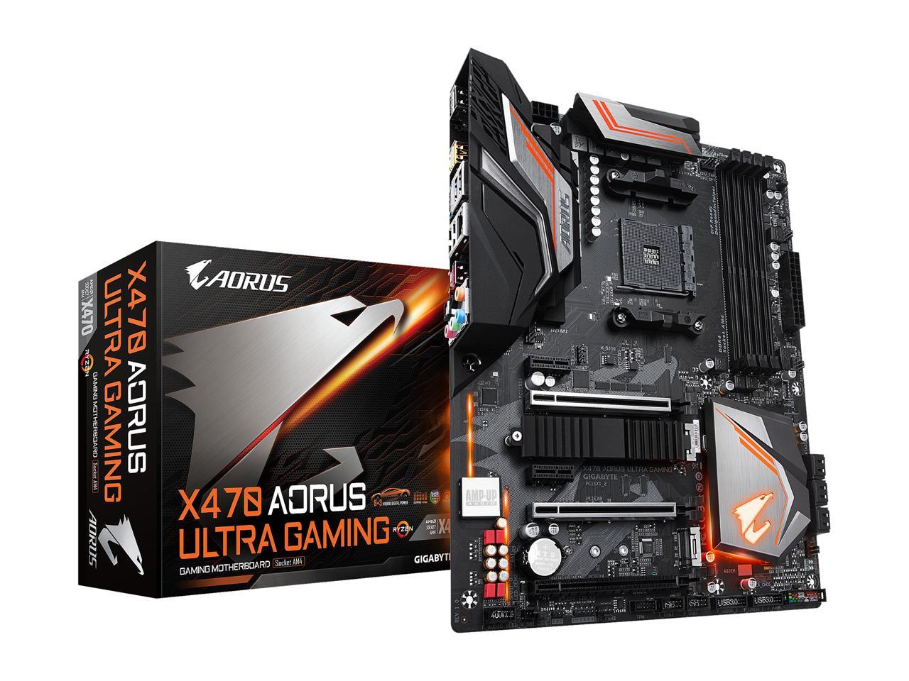 Aorus x470 ultra gaming горит красным vga