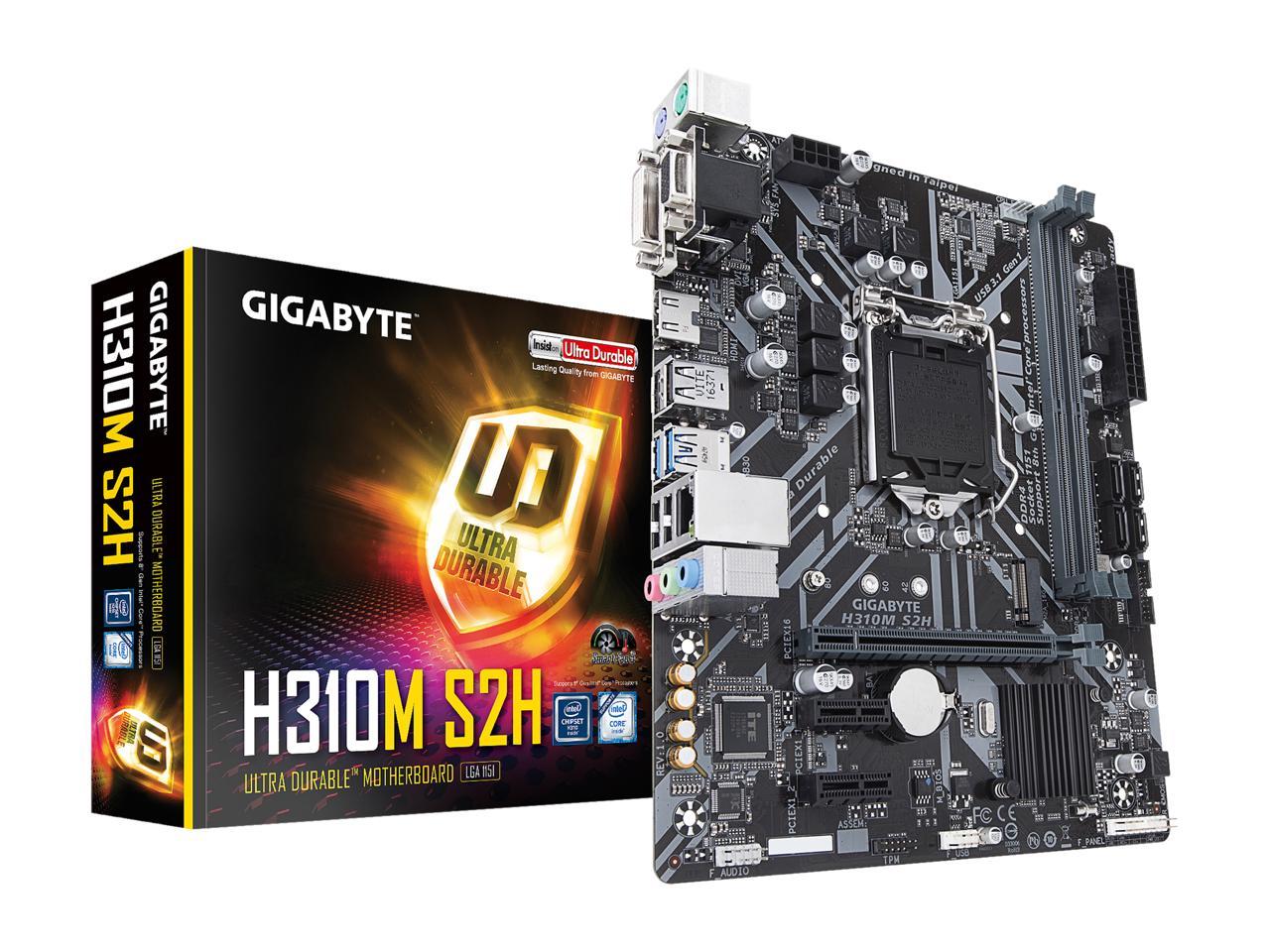 Gigabyte h310m s2h обзор