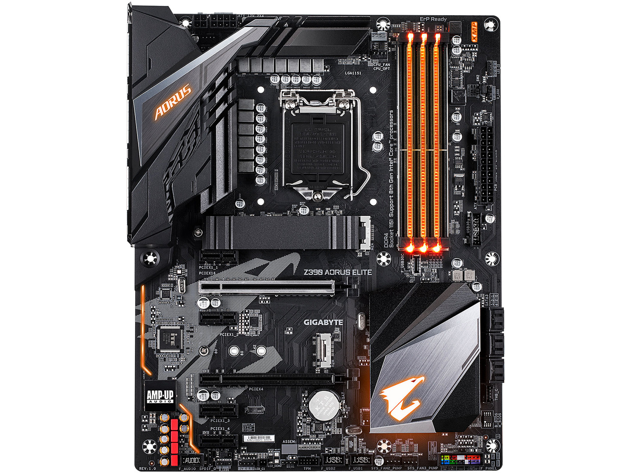Used Gigabyte Z390 Designare Intel LGA 1151 ATX Motherboard – DDR4, 4 Memory Slots