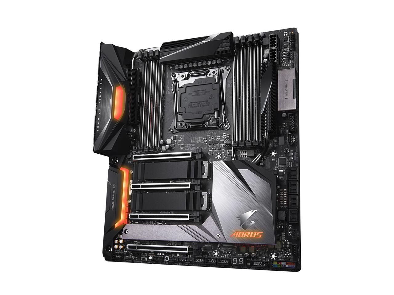 Материнская плата gigabyte x299x aorus master обзор