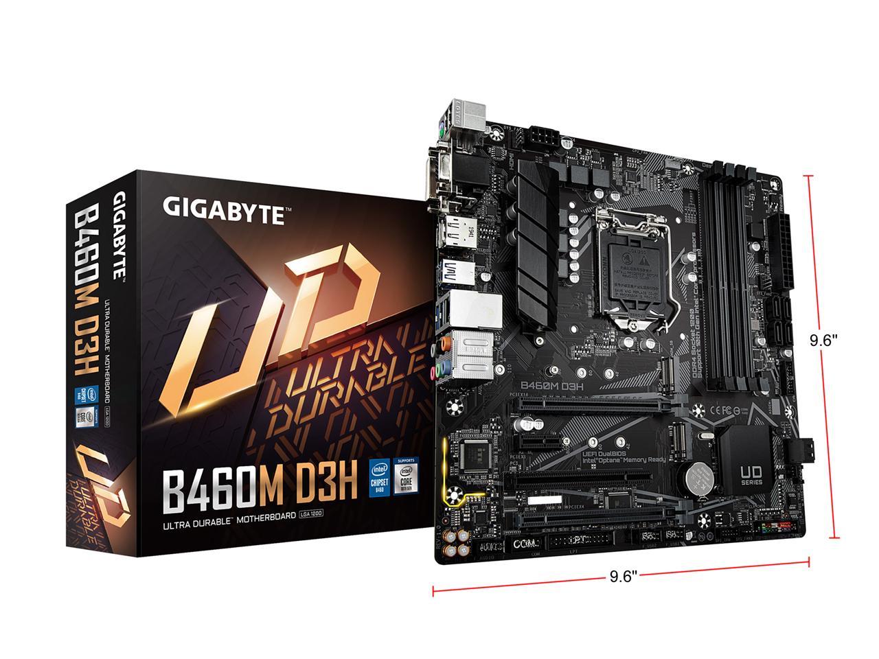 Gigabyte b460m d3h обзор