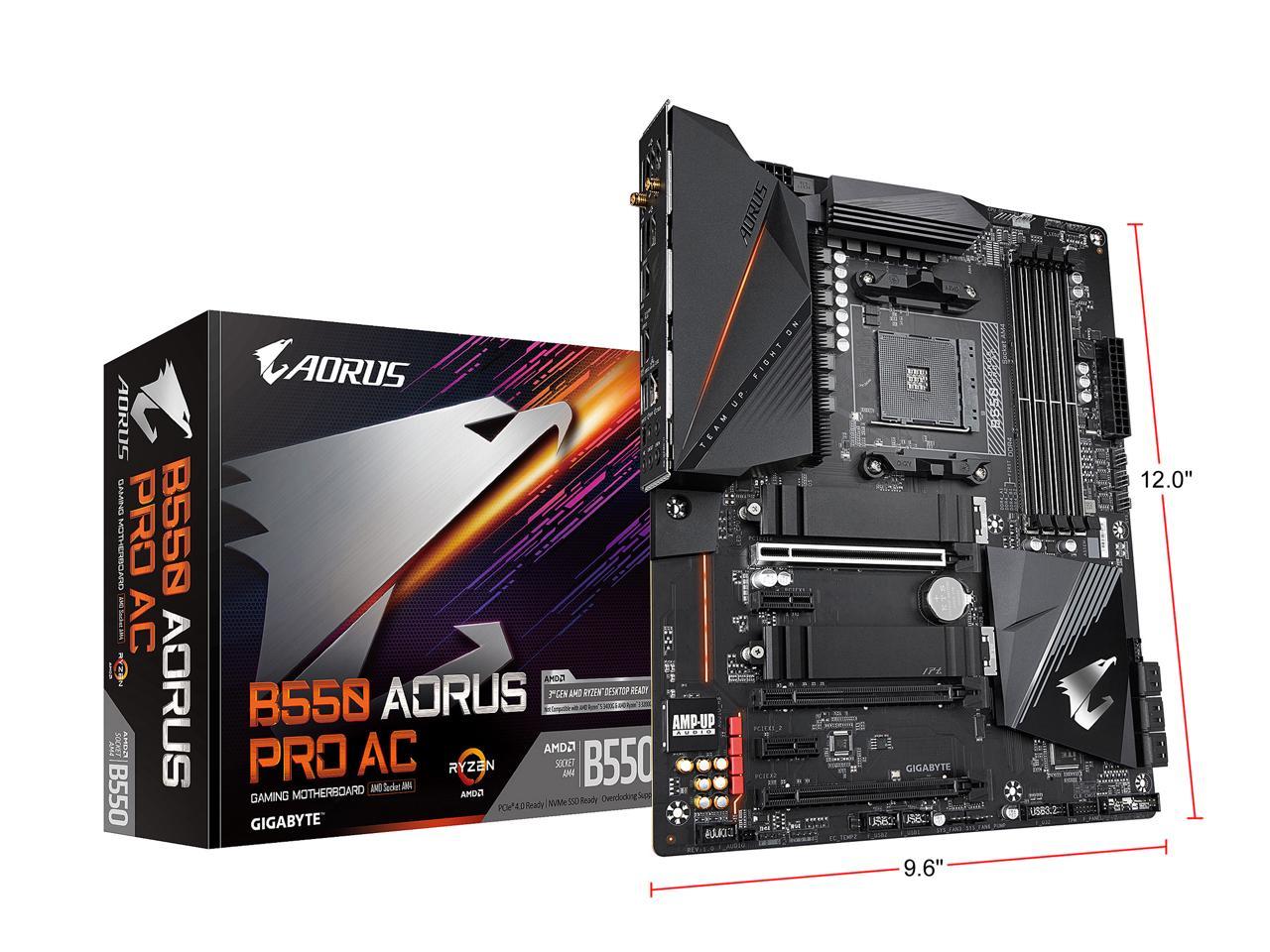 GIGABYTE B550 AORUS PRO AC ATX Motherboard - Newegg.com