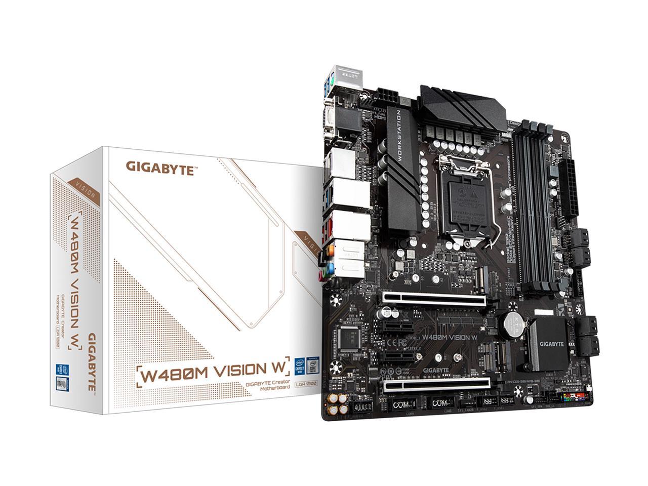 Gigabyte w480m vision w обзор