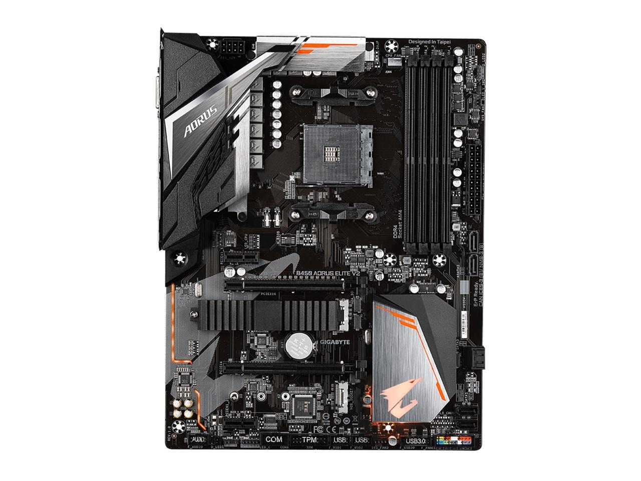 GIGABYTE B450 AORUS ELITE V2 AM4 ATX AMD Motherboard - Newegg.com