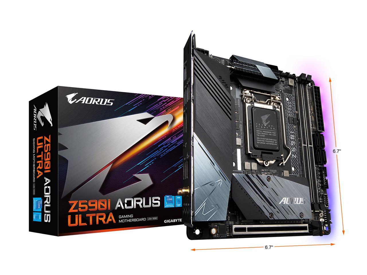 Gigabyte z590i aorus ultra обзор