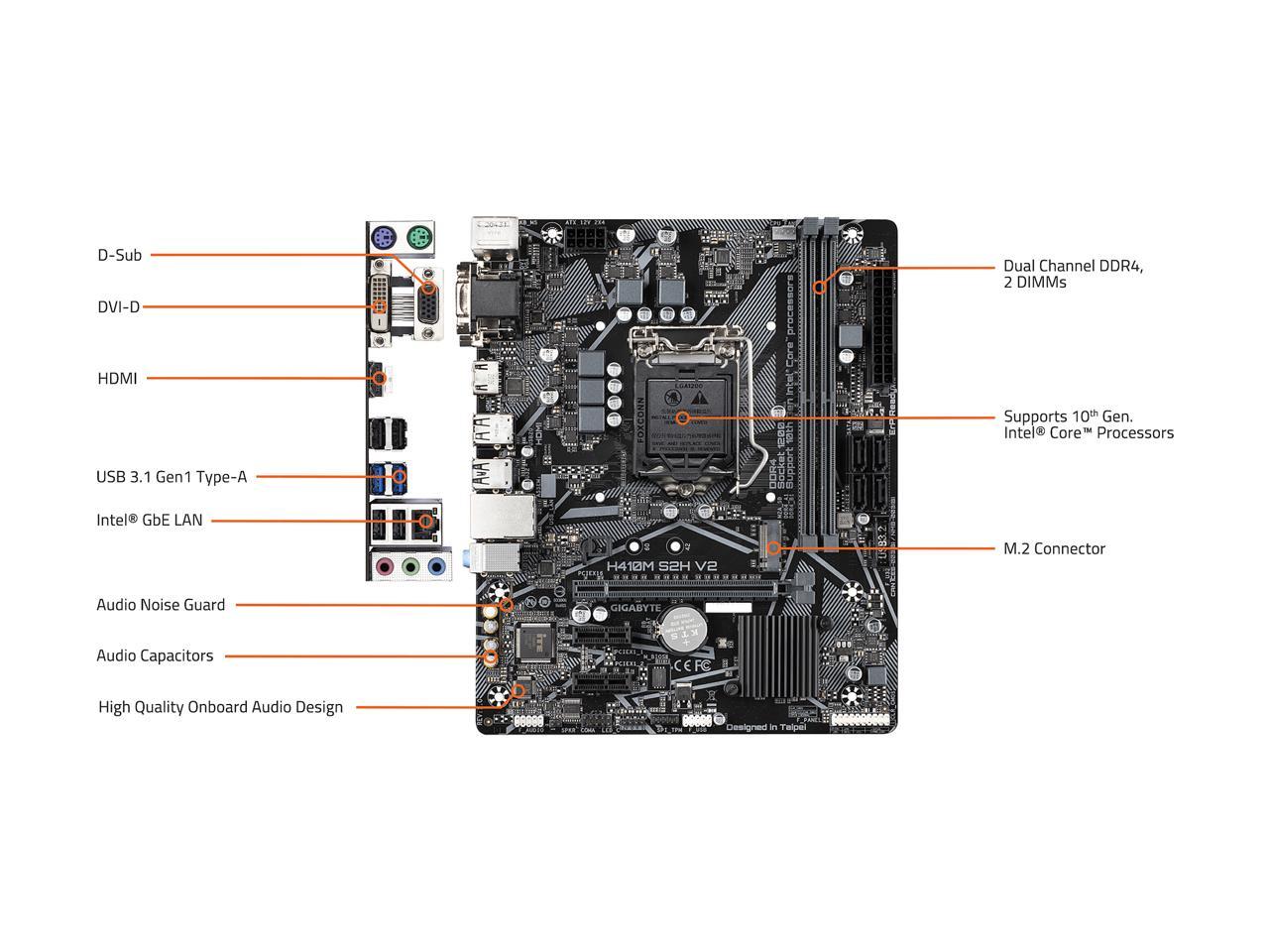 H510m s2h v2 нет изображения