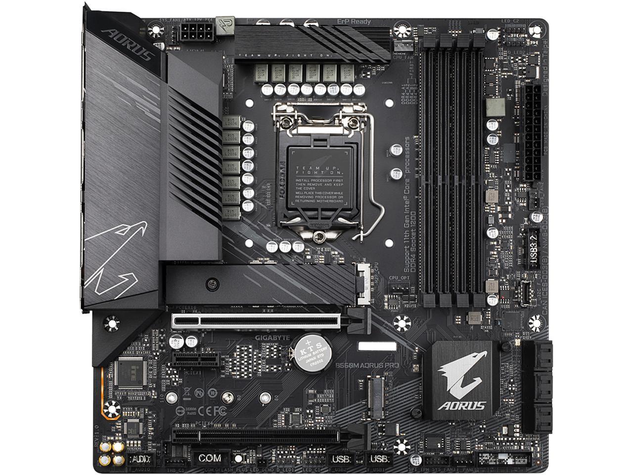 ギガバイトB560M Aorus Pro Micro ATX Intelマザーボード-