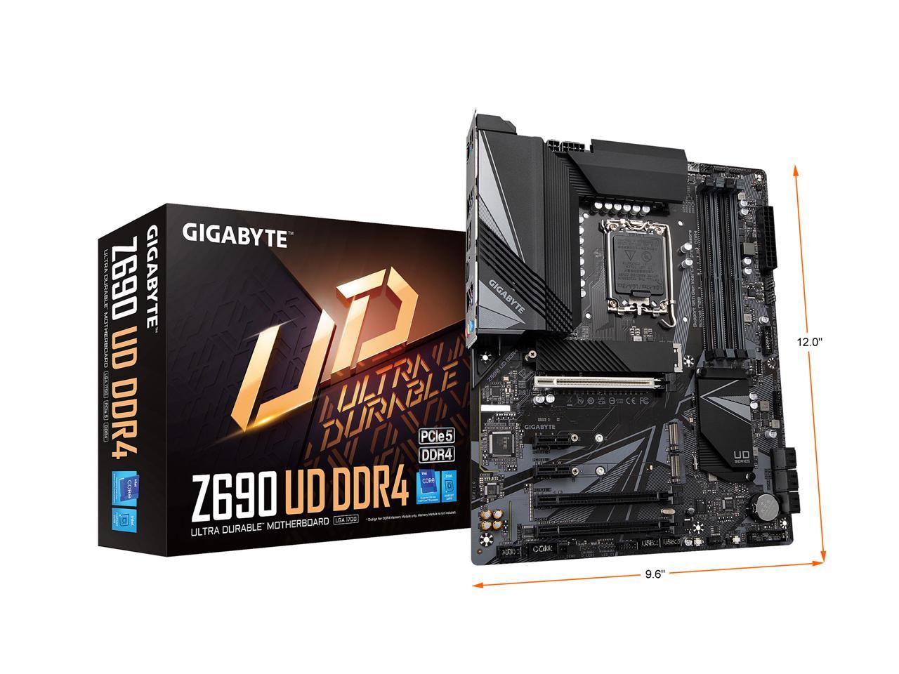 GIGABYTE Z690 UD DDR4 LGA 1700 Intel Z690 ATX Motherboard with DDR4 ...