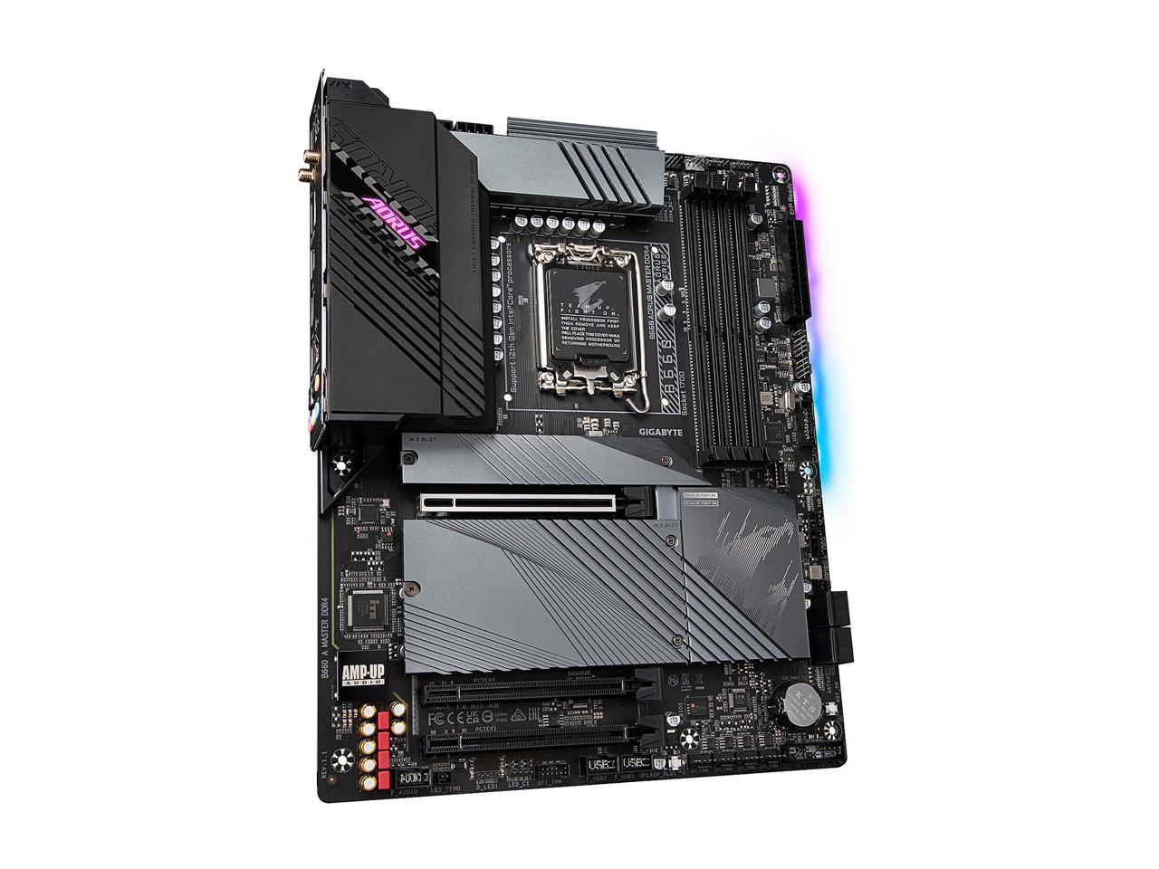 GIGABYTE B660 AORUS MASTER DDR4 B660 Intel LGA 1700 ATX Motherboard ...