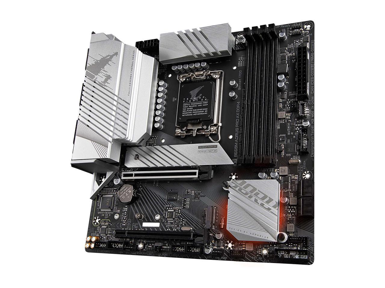 GIGABYTE B660M AORUS PRO AX DDR4 B660 Intel LGA 1700 Micro-ATX ...