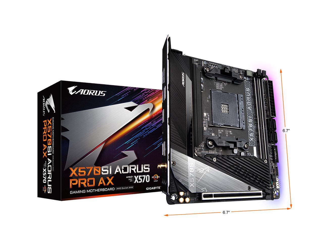 GIGABYTE X570SI AORUS PRO AX AMD Ryzen 3000 PCIe 4.0 SATA 6Gb/s USB 3.2