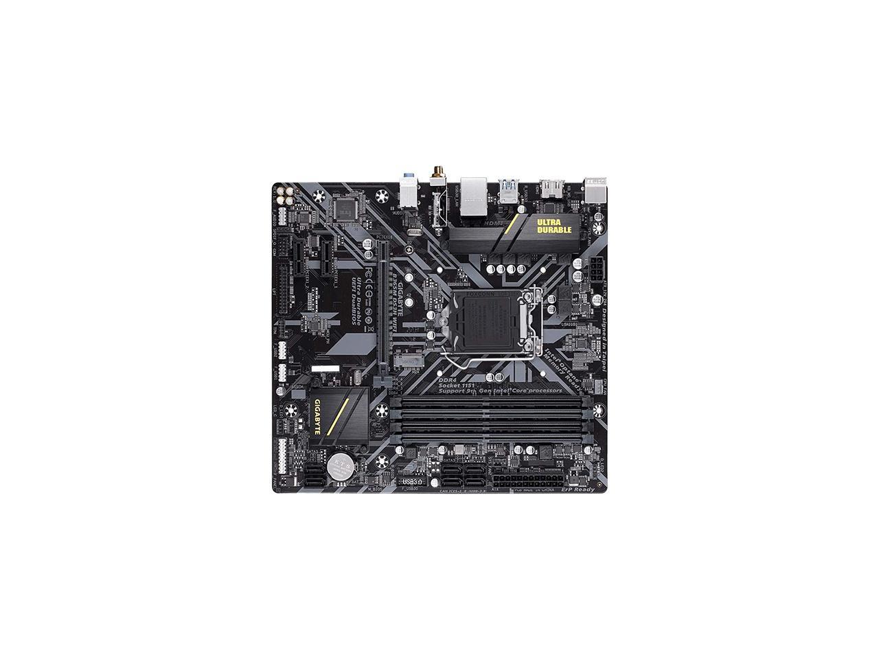 Refurbished Gigabyte B365m Ds3h Wifi Y1x R Lga 1151 300 Series Micro Atx Intel Motherboard 2633