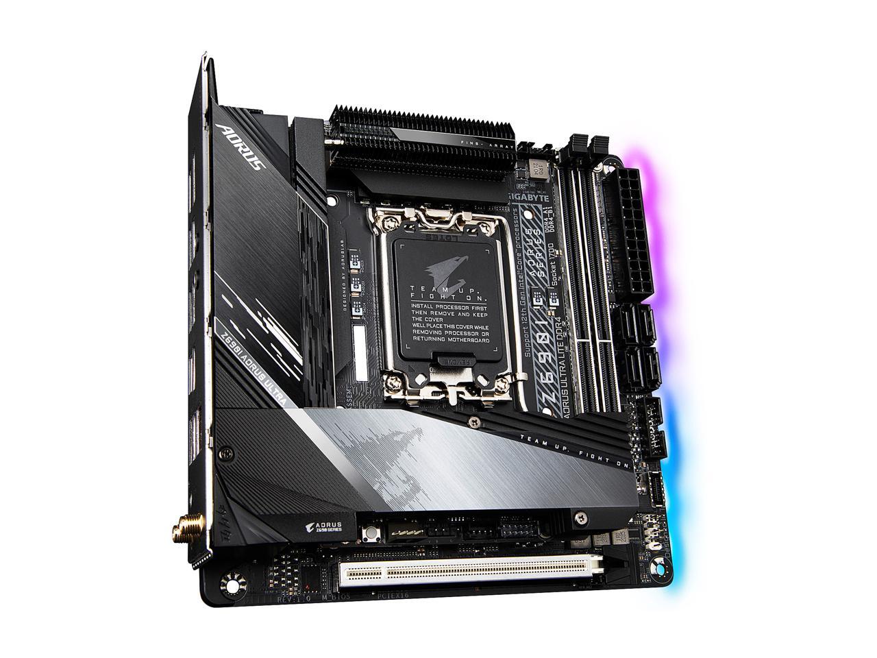 GIGABYTE Z690I AORUS ULTRA LITE DDR4 (rev. 1.0) LGA 1700 Mini ITX Intel