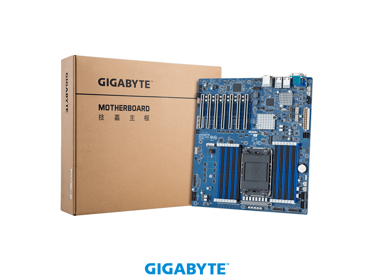 GIGABYTE MS33AR0 Extended ATX Server Motherboard, 4th Gen. Intel® Xeon® Scalable Processors