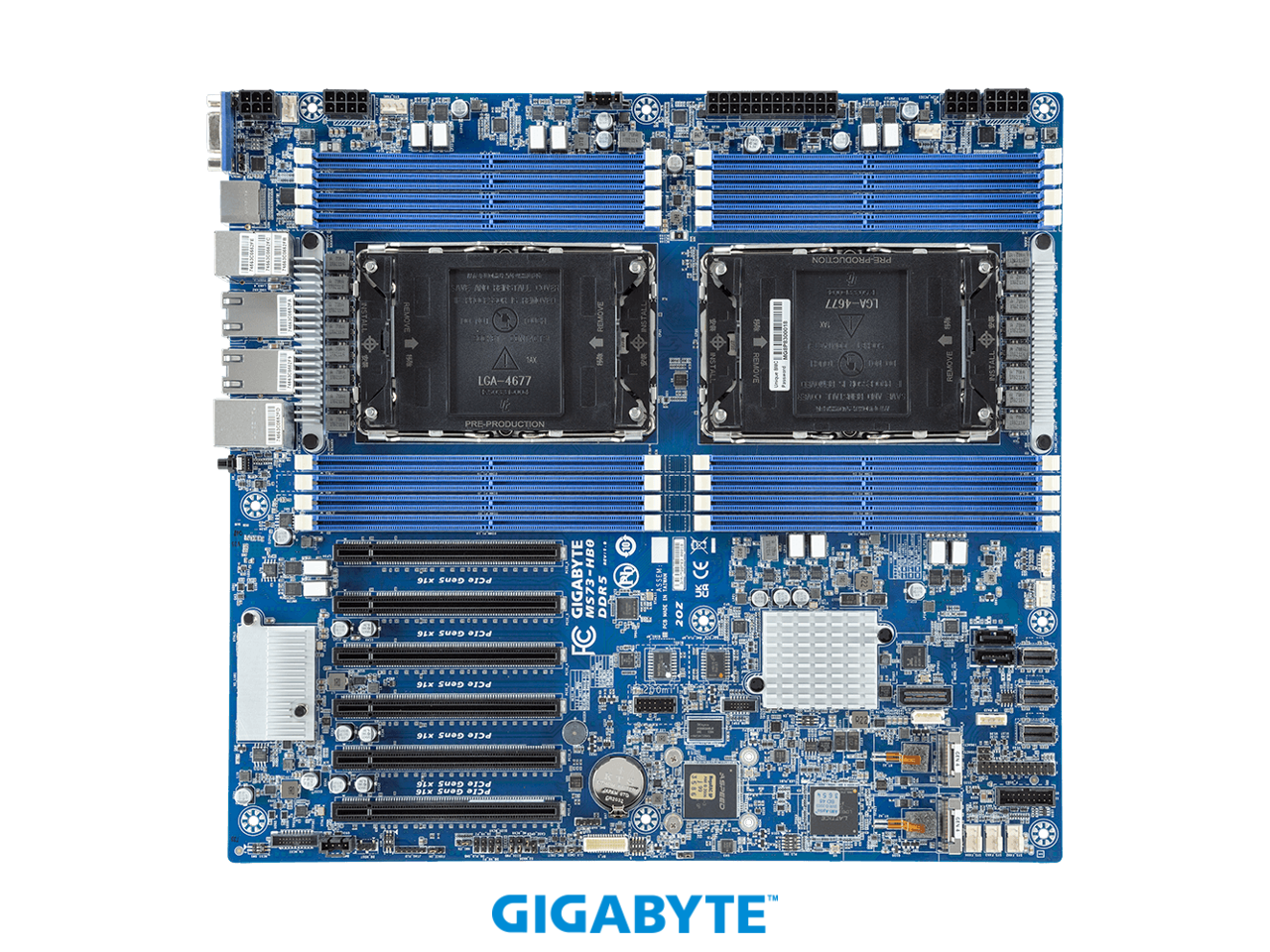GIGABYTE MS73HB0 Extended ATX Server Motherboard, 4th Gen. Intel® Xeon