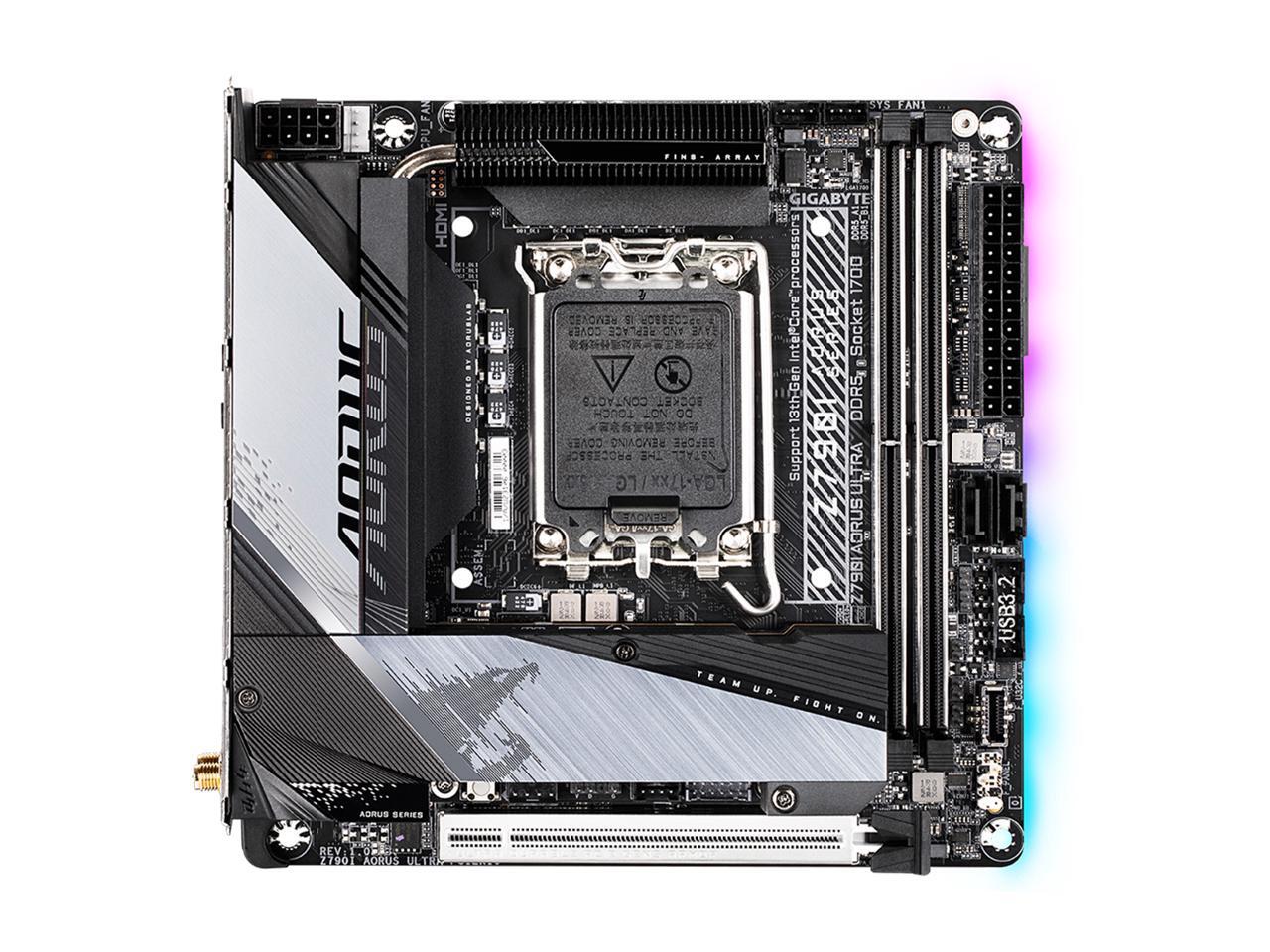 GIGABYTE Z790I AORUS ULTRA LGA 1700 Intel Z790 MiniITX Motherboard