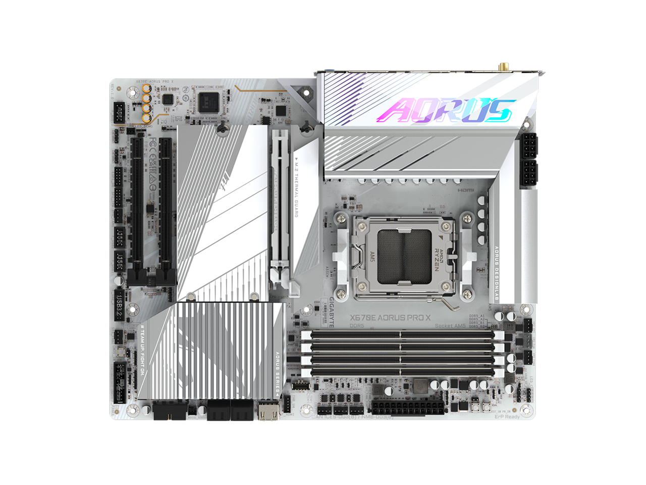 GIGABYTE X670E AORUS PRO X AM5 LGA 1718 AMD X670E ATX Motherboard with