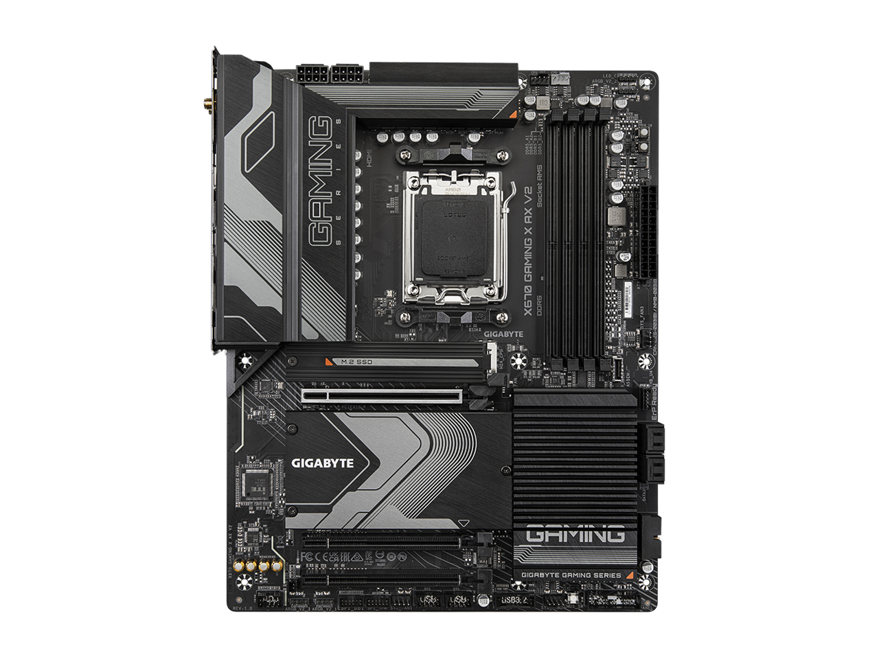 GIGABYTE X670 GAMING X AX V2 AM5 LGA 1718 AMD X670 ATX Motherboard with ...